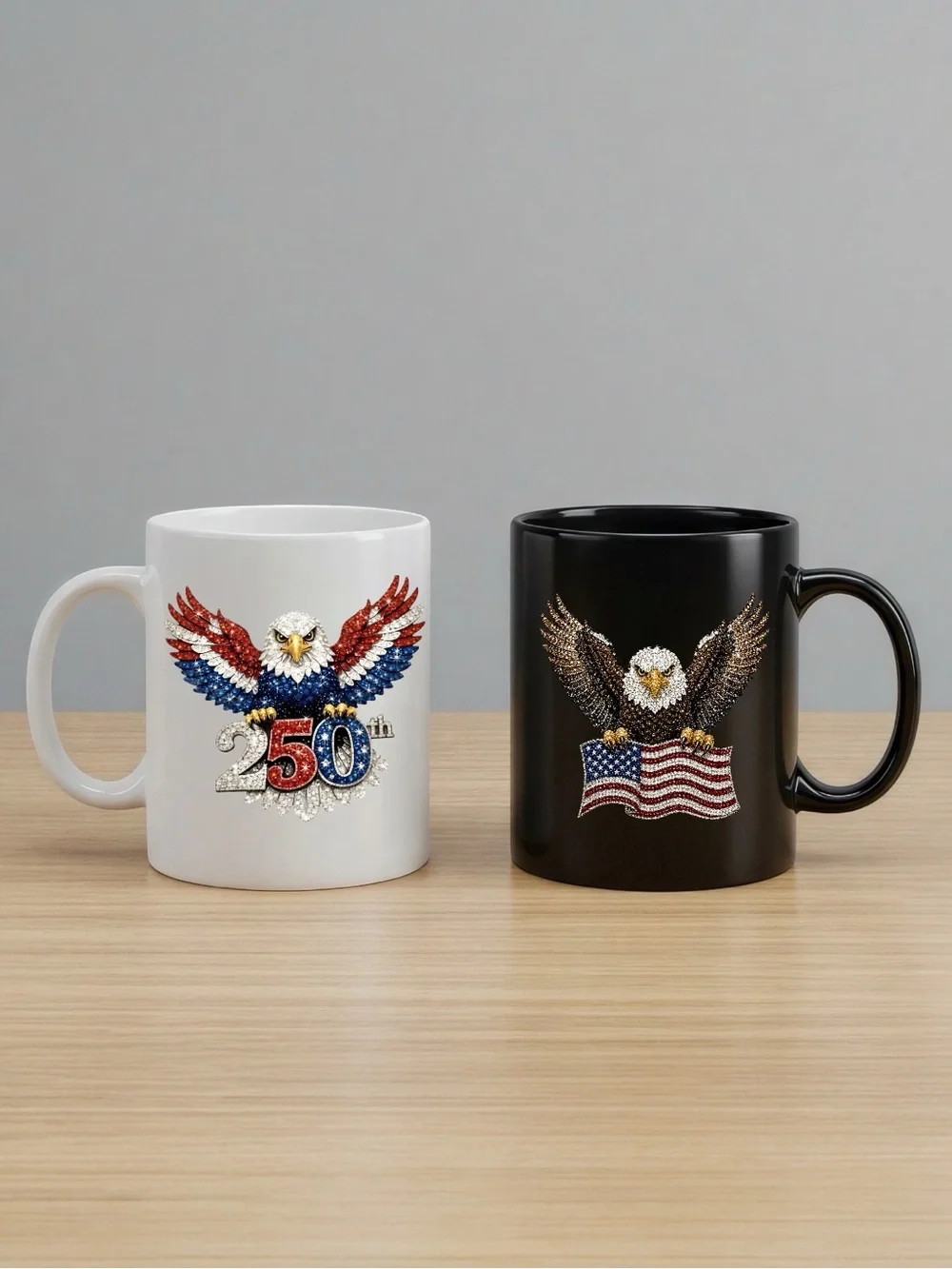 Set of mousepad and mug gift. I have beach, religious, and patriotic designs